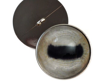 Olhos de botão de cabra pálida de 10 mm a 30 mm com haste para costurar com laço, ideais para brinquedos de pelúcia, bichinhos de crochê, bonecas e confecção de joias.