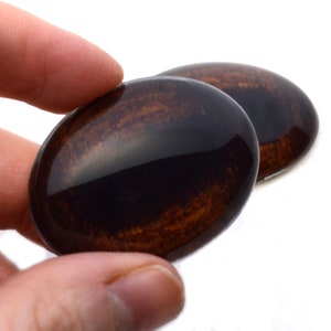 Dark Brown Realistic Oval Horse Glass Eyes Sizes 13mm x 18mm, 18mm x 25mm, 30mm x 40mm Art Doll Eyes Animal Jewelry Sculpture Making Crafts