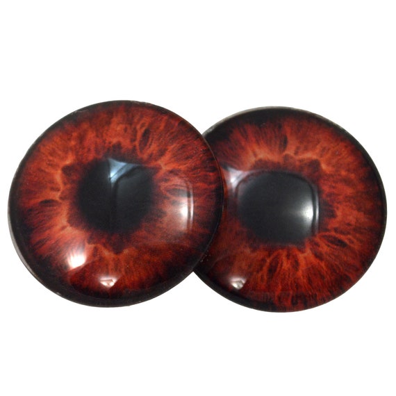 Rich Brown Human Glass Eyes Sizes 6mm to 40mm Jewelry Real Art - Etsy