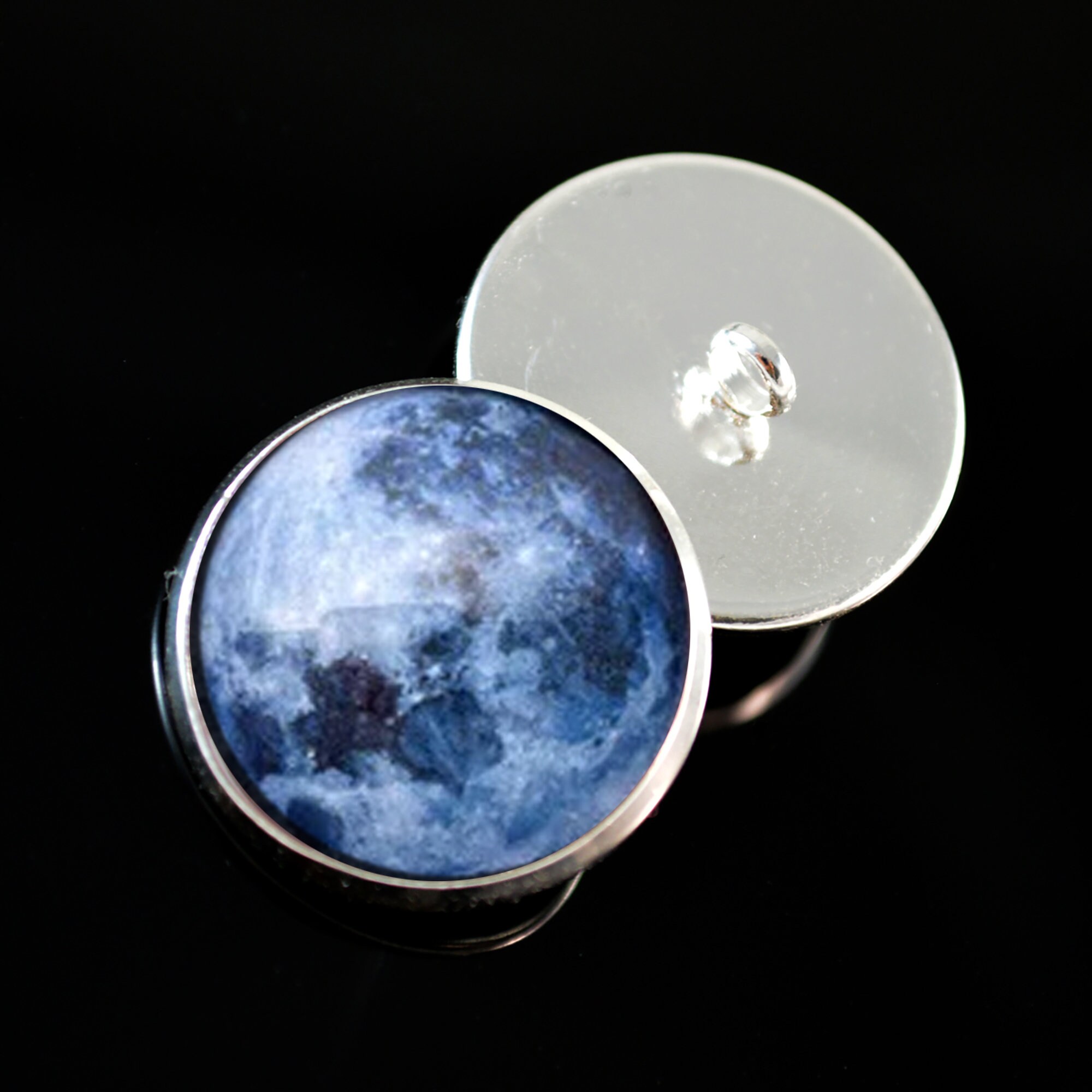10mm - 30mm Blue Moon Button Eyes Sew on Shank Loops Stuffed Animal ...