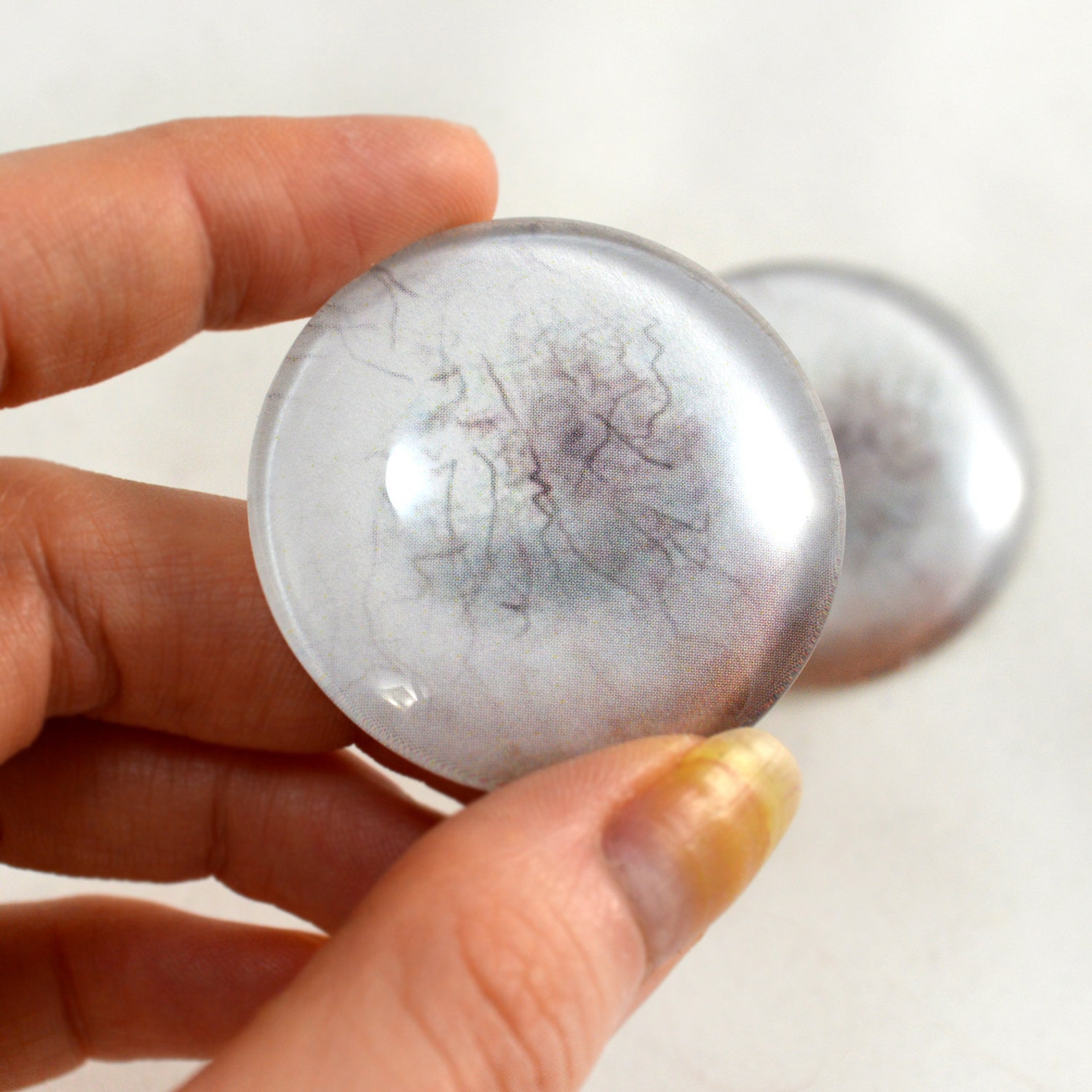 Milky Dead Zombie Glass Eyes 6mm 8mm 10mm 12mm 14mm 16mm 20mm Etsy