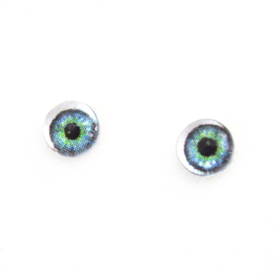 thumbnail image 2 of Bright Green Human Glass Eyes – Handmade Glass Eyes 2 of 14
