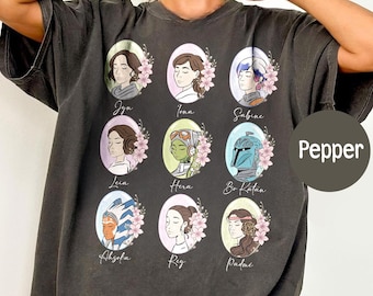 Disney Star Wars Girls Character Coquette Bow Shirt, Girls Run the Galaxy, Star Wars Hollywood Studios Shirt, May The 4Th Be With You