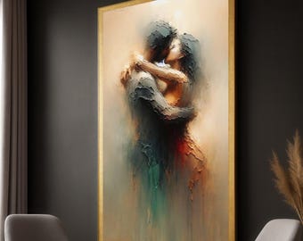 Abstrakta tavlor för älskare: Romantisk expressionistisk heminredning