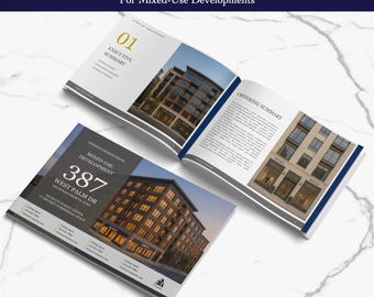 Mixed-Use-Immobilien Anbiet Memorandum | Canva Template (Digital)