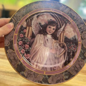 HARMONY by Donna Richardson | 1995 Bradford Exchange Collector Plate | Limited Edition Angel