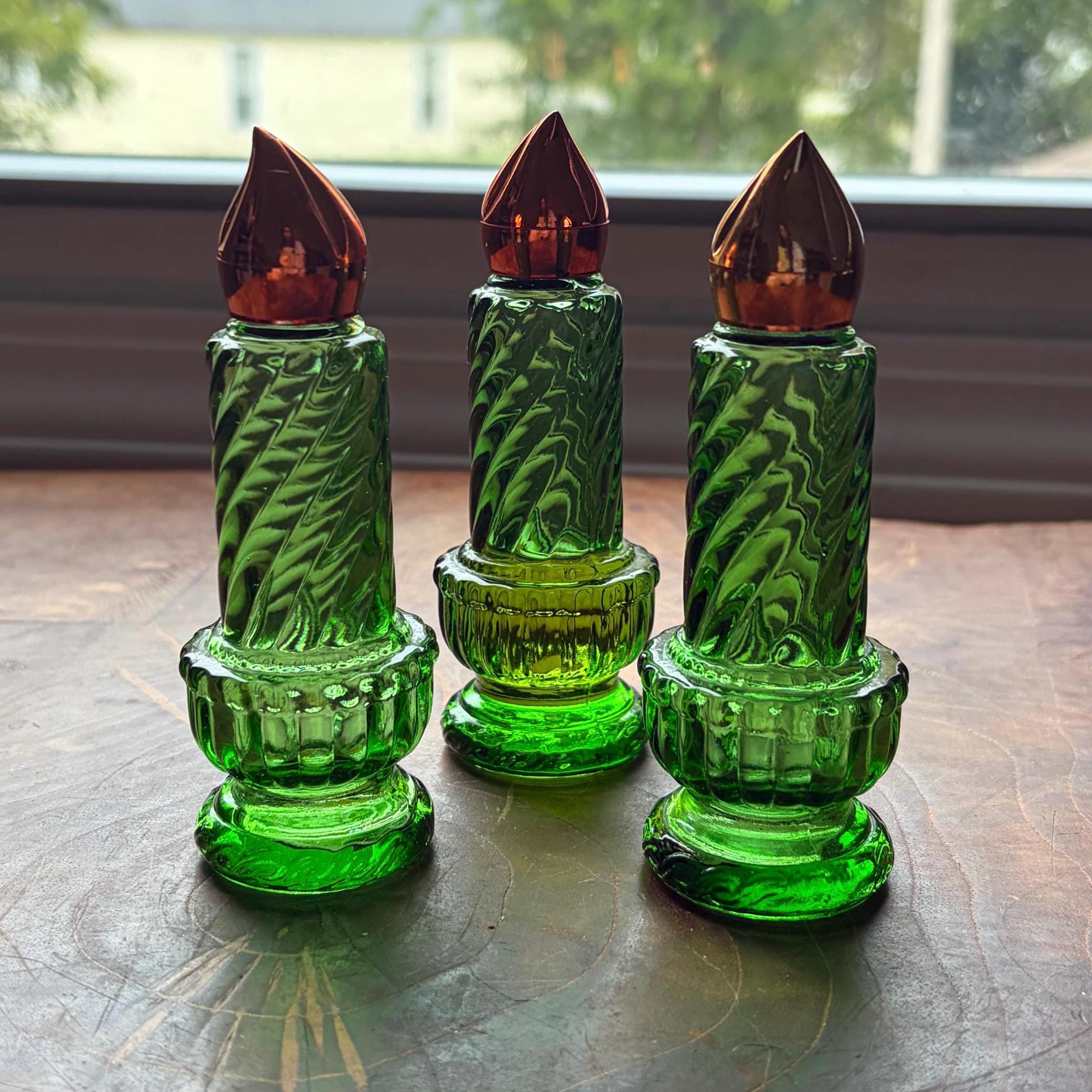 Green Glass Cologne - Etsy
