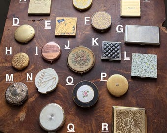 Vintage Compact Collection | Buyer’s Choice | Antique Powder Compacts & Pocket Mirrors | Elgin American, Volupte, Rex and More | Mid Century