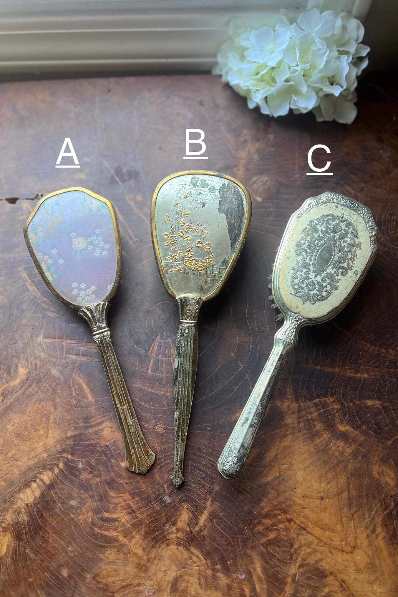 Antique Hair Brush Vanity Set - Etsy display picture 3