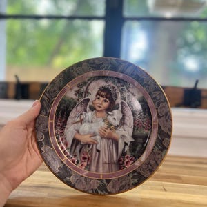 LOVE by Donna Richardson | 1995 Bradford Exchange Collector Plate | Limited Edition Angel
