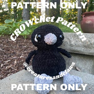 CROWchet- Krähe Amigurumi Muster
