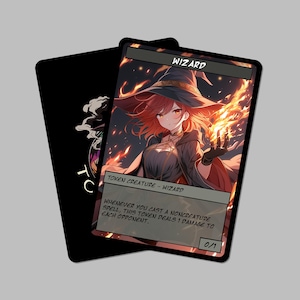 MTG Anime Token - Wizard