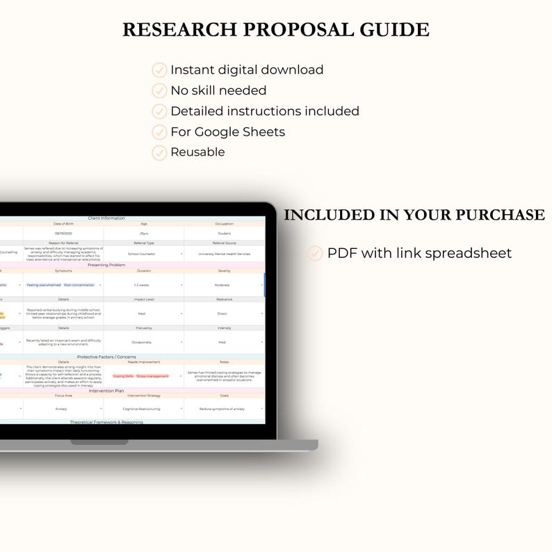 Psychology Student Bundle | DSM-5 Study Guide + Case Conceptualization Spreadsheet + Bonus Practice Workbook image 8