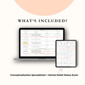 Psychology Student Bundle | DSM-5 Study Guide + Case Conceptualization Spreadsheet + Bonus Practice Workbook image 3