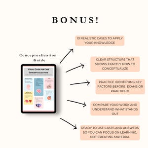 Psychology Student Bundle | DSM-5 Study Guide + Case Conceptualization Spreadsheet + Bonus Practice Workbook image 4