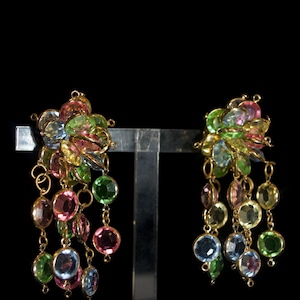 Pastel Chandelier Earrings
