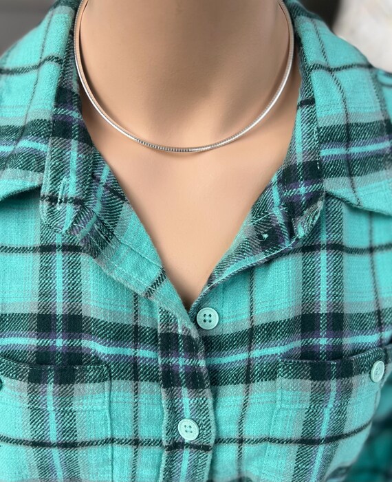 Solid Sterling Silver Necklaces/Sparkle ROPE or O… - image 6