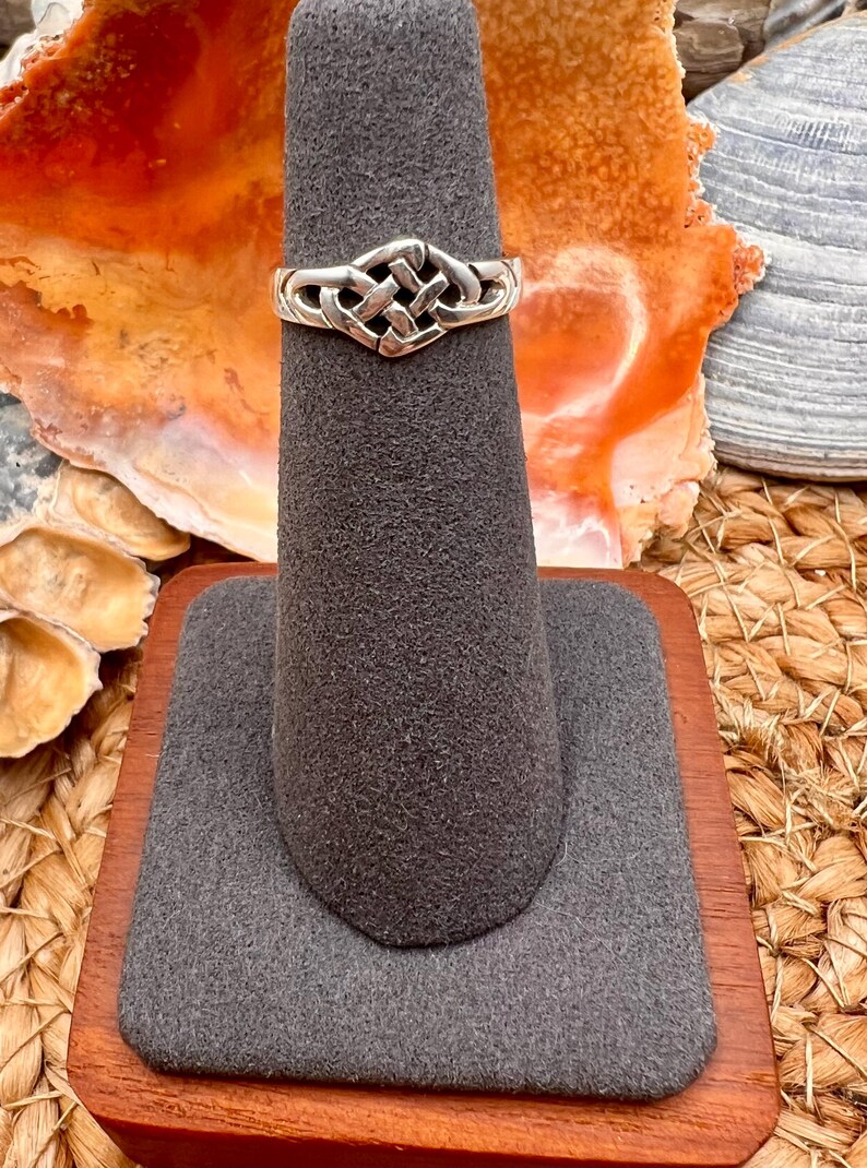 Solid Sterling Silver Adjustable Toe Ring/Irish Knot, Reversible, Leaf & Claddagh Designs/WANDERLIGHT COLLECTION IRISH KNOT
