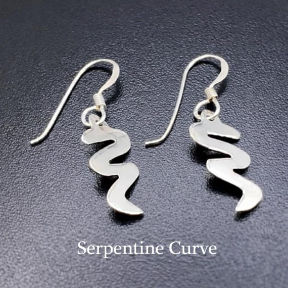 Retro Solid Sterling Silver Statement Earrings/19… - image 8