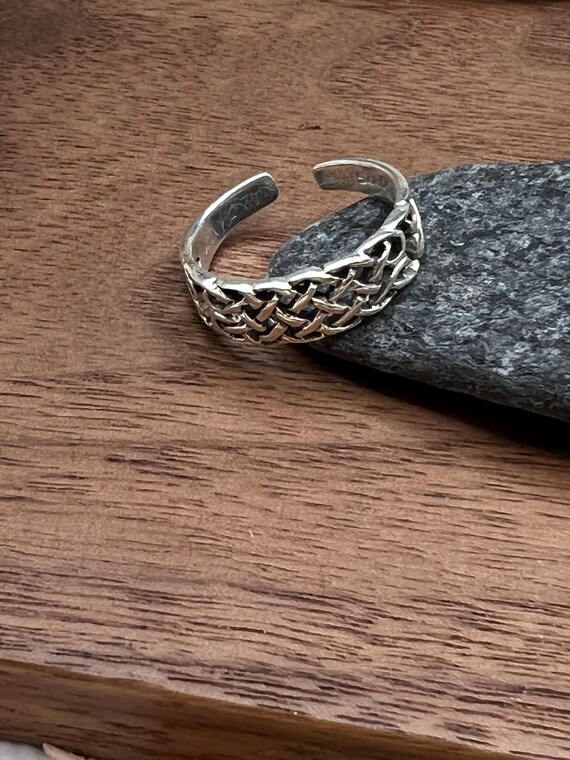 Heirloom Quality .925 Solid Sterling Silver Toe R… - image 6