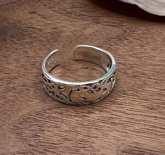 Heirloom Quality .925 Solid Sterling Silver Toe R… - image 5