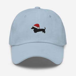 Embroidered Dachshund Dad Hat Christmas Dachshund Cap