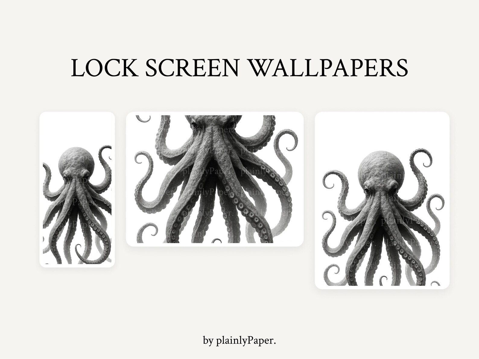 Octopus Tentacles Wallpaper Set Black And White Phone Tablet octopus-tentacles-wallpaper-set-black-and-white-phone-tablet