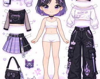 Bambola di carta K-Pop Demon Hunters (Download digitale)