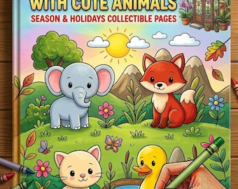 Happy Zoo Coloring Pages for kids and adults