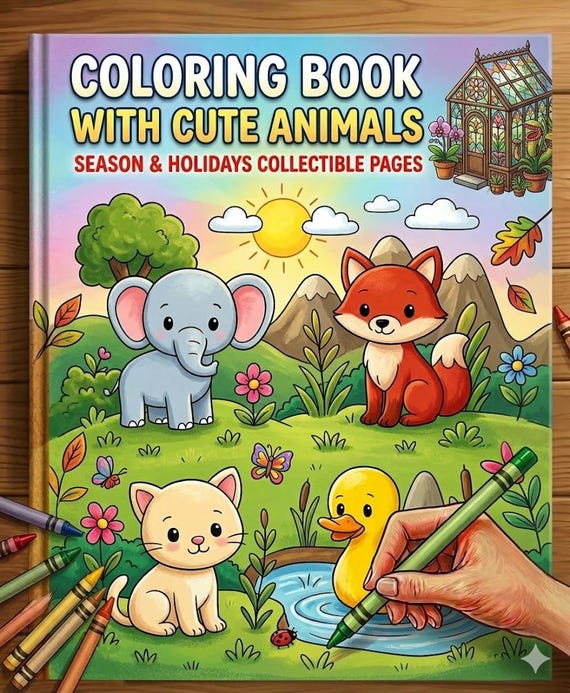 Happy Zoo Coloring Pages for kids and adults