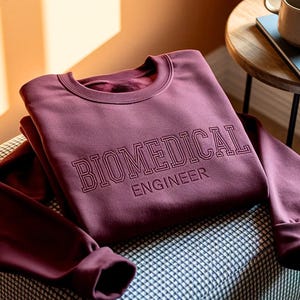 Besticktes Sweatshirt - Unisex-Kleidungsstück aus Baumwollmischung