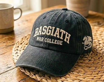 Casquette brodée Basgiath War College, casquette de cavalier dragon Fourth Wing