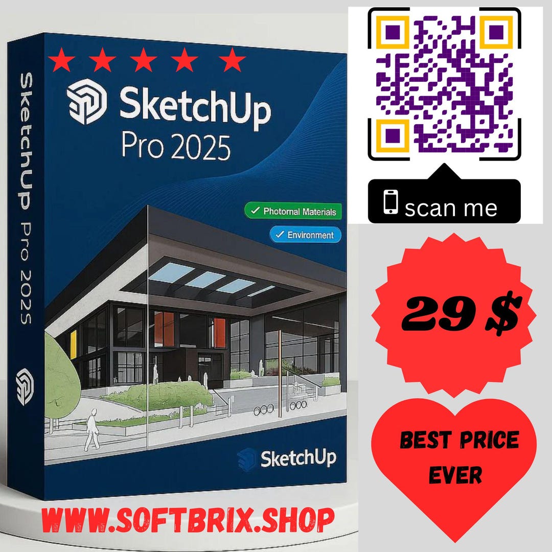 Sketchup 2025 Pro | Lifetime Access | 3D Drafting Software - Etsy
