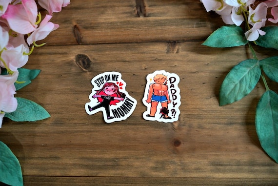 Step on me Mommy / Daddy Sticker