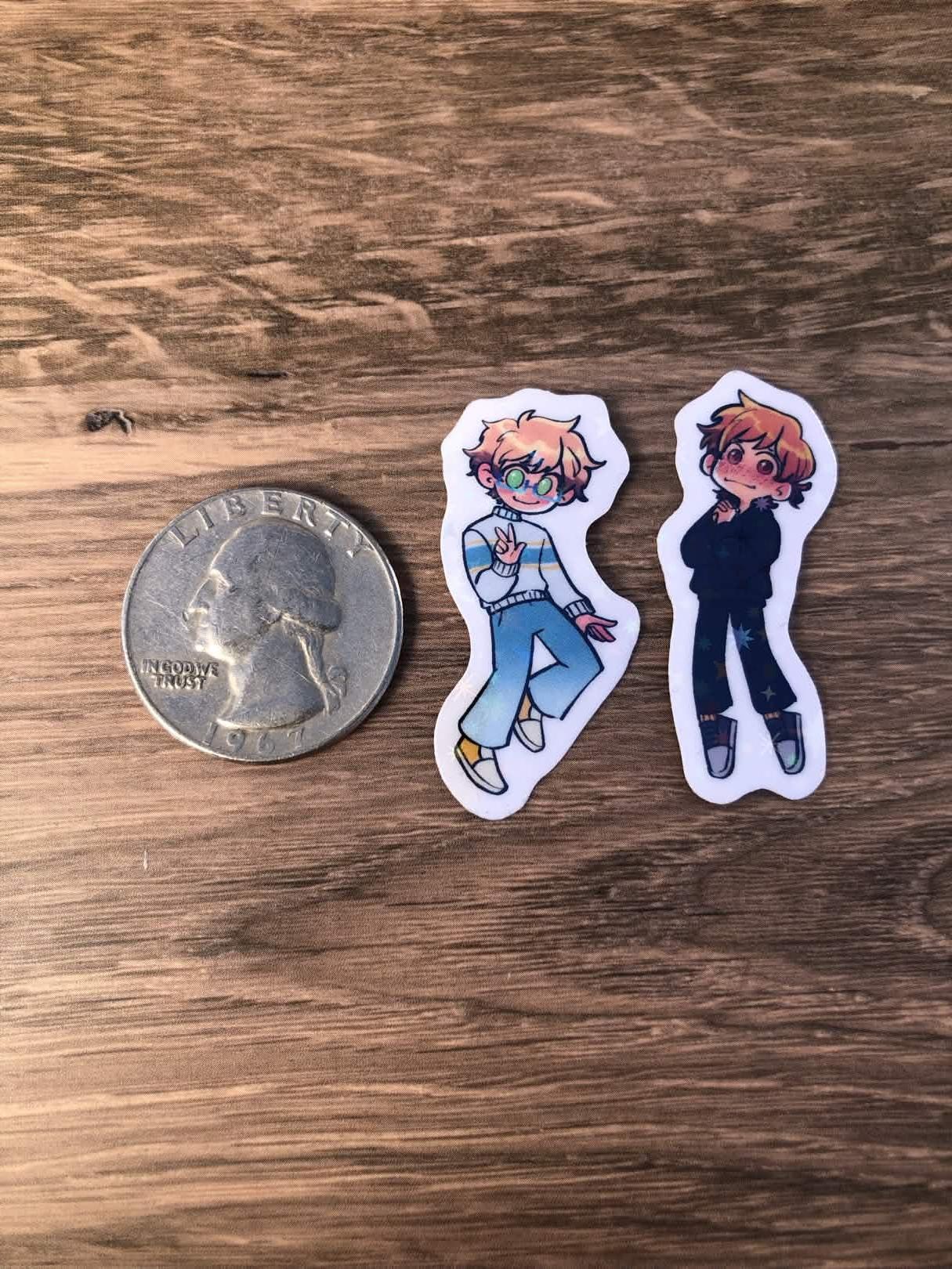 Luke Chapter Sticker Star Catcher Webtoon - Luke & Tommy Clear Stickers - Etsy