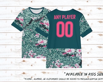 Custom Washington Womens Soccer Jersey Spirit in Bloom 2026 Fan Shirt Adult and Kids Personalized Player Name Number