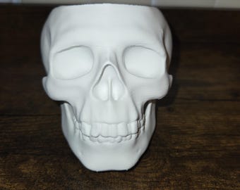 Skull Jar: Gothic Home Decor, Candy Dish