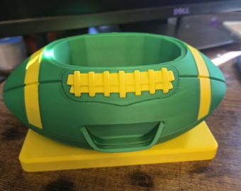 Custom Football Desk Organizer – Personalized Sports Pen Holder, Business Card Stand
