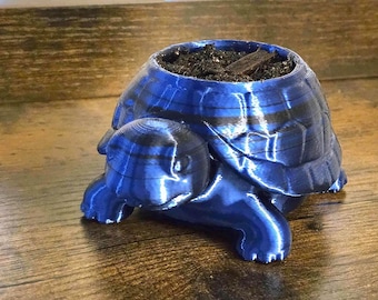 Turtle Planter Pen Holder: Desk Organizer & Succulent Pot