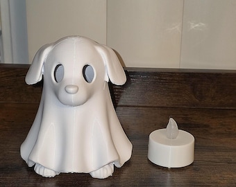 Ghost Dog Tea Light Cover