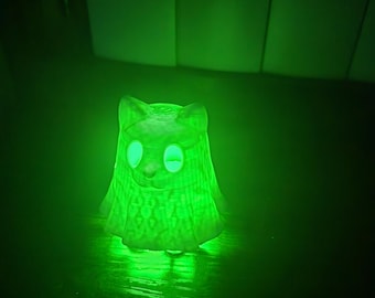 Ghost Cat Tea Light Cover