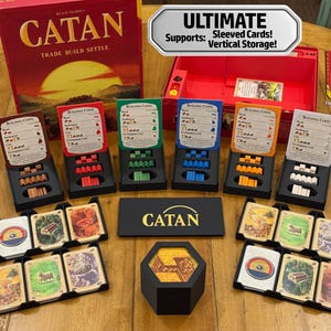 card sleeves for settlers of catan Card Sleeve Bundle: Catan™ Cities & Knights with 5-6 Player Extension
