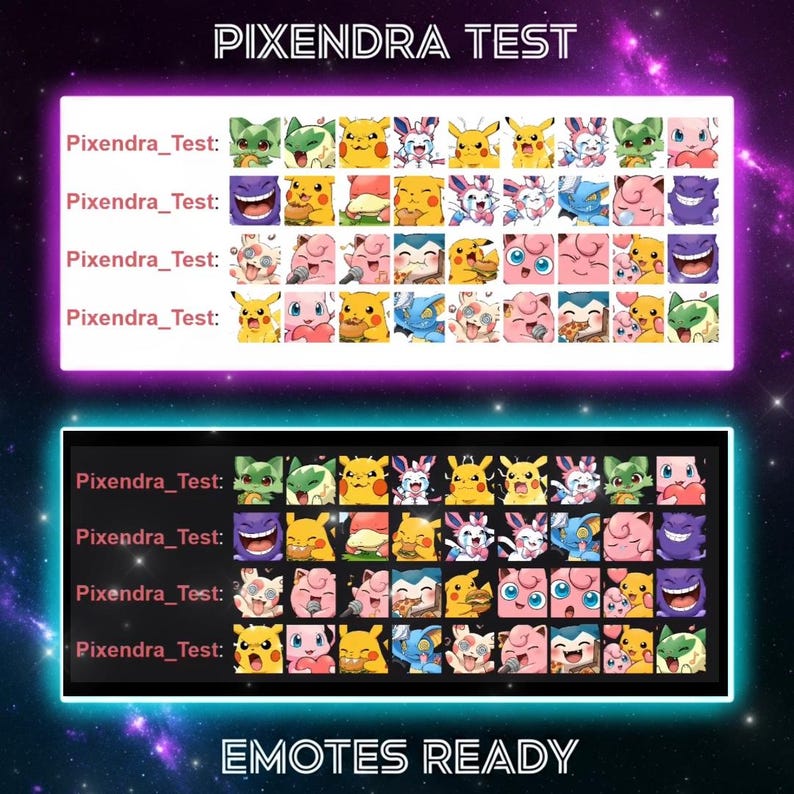 Poke - Mon 50 Emotes: 26 Animated + 15 Static + 9 Badges | Emotes for ...
