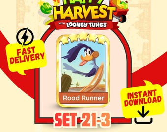 Road Runner Set 21-3 , Monopoly Go 5 Star , Happy Harvest Album
