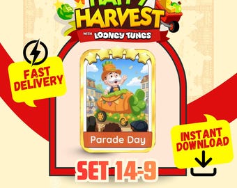 Parade Set 14-9 Set , Monopoly Go 5 Star , Happy Harvest Album