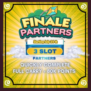 3 Slot , Finale Partners Event , Full Carry , Monopolygo