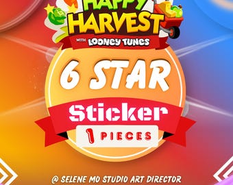 Monopoly Go 6 Star , 1 Piece , Happy Harvest Album , Digital Download