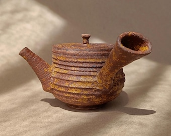 Handmade Ceramic Kyūsu Teapot 140 ml