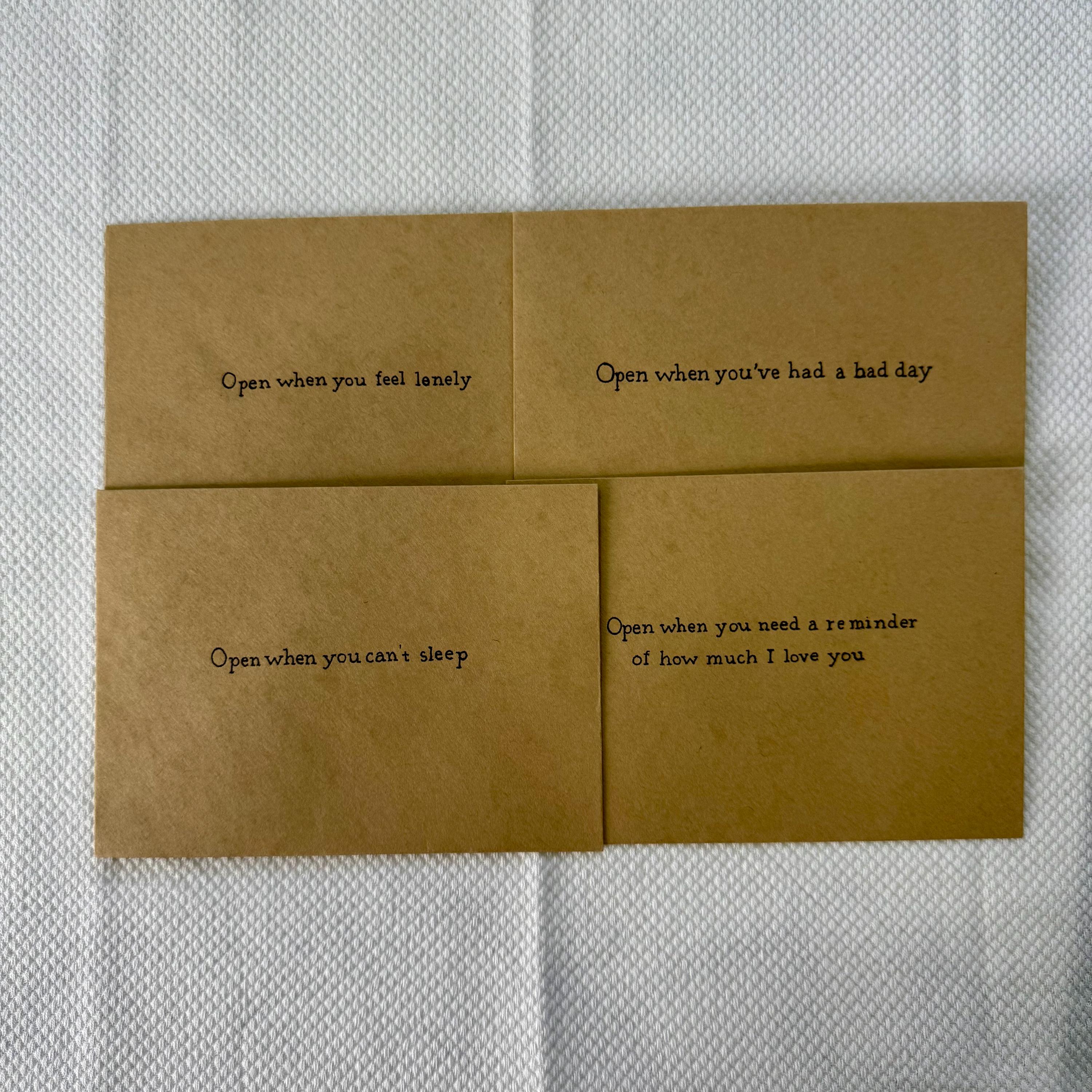 Read This When Open When Letters Set for Boyfriend or Girlfriend, Long Distance ...