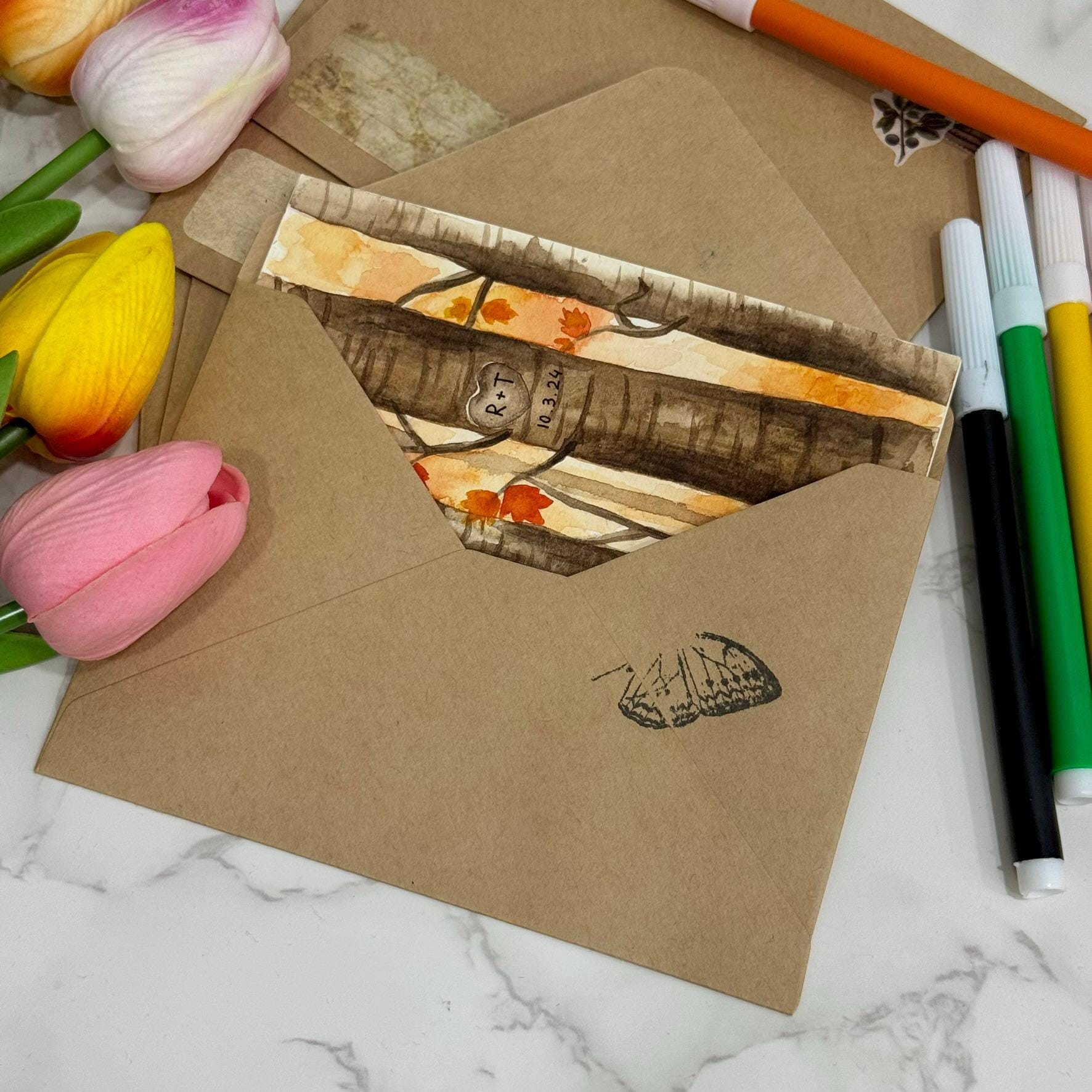 Tree With Initals R S Personalized Love Tree Card β Custom Initials & Date Greeting Card ...